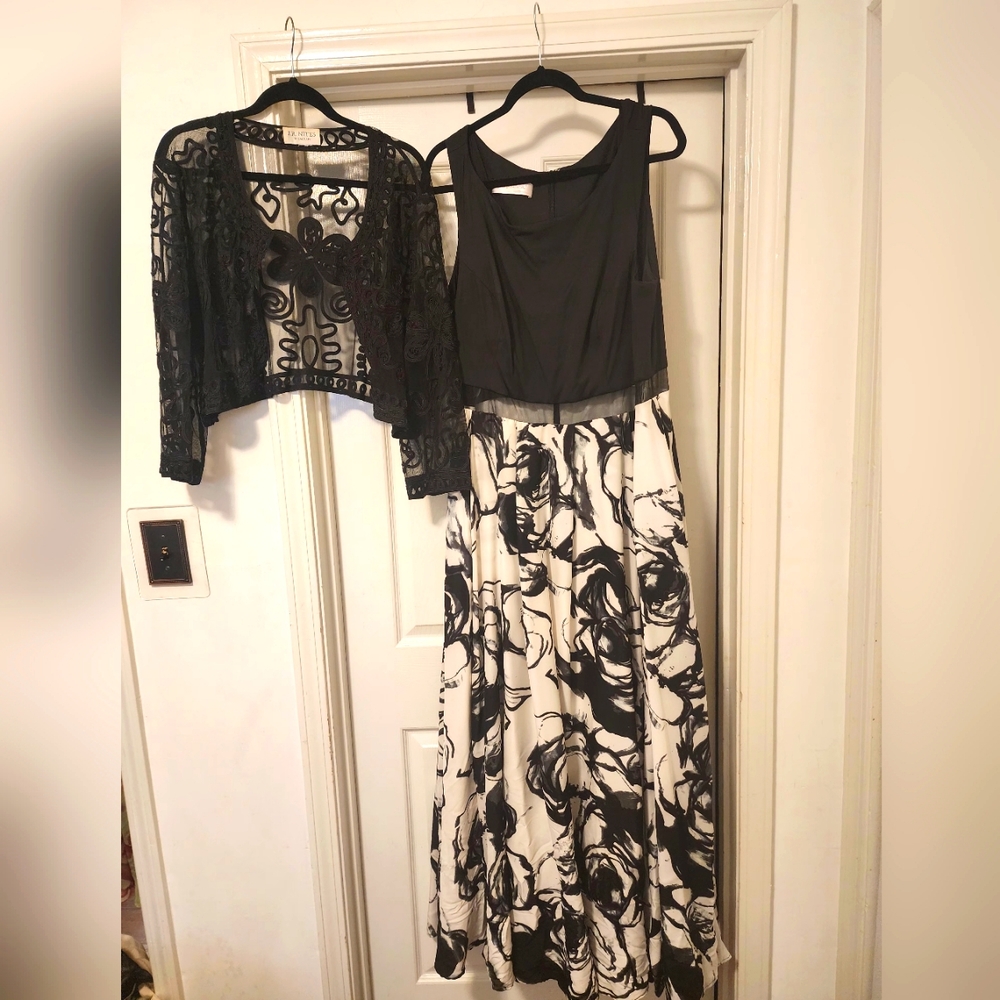 SOLD***Formal Jacket (XL) and Gown sz20